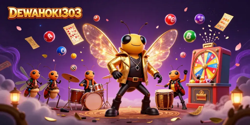 DEWAHOKI303 menawarkan pengalaman slot dengan elemen desain berwarna-warni dan muzik yang menarik.