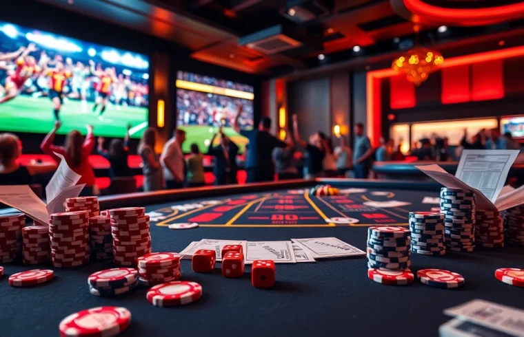 Immerse in the excitement of แทงบอลโลก while enjoying a vibrant sports bar atmosphere with live betting.