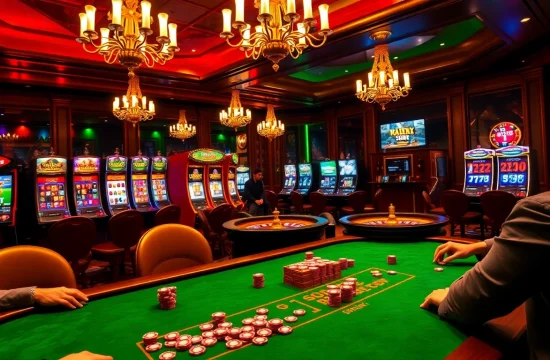 Engaging poker game showcasing the hidden wiki dark web surrounded by vibrant casino elements.