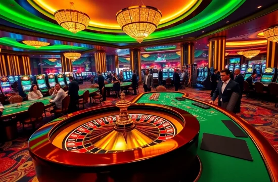 Experience the excitement of gambling at VA88 casino with vibrant tables and engaging players.
