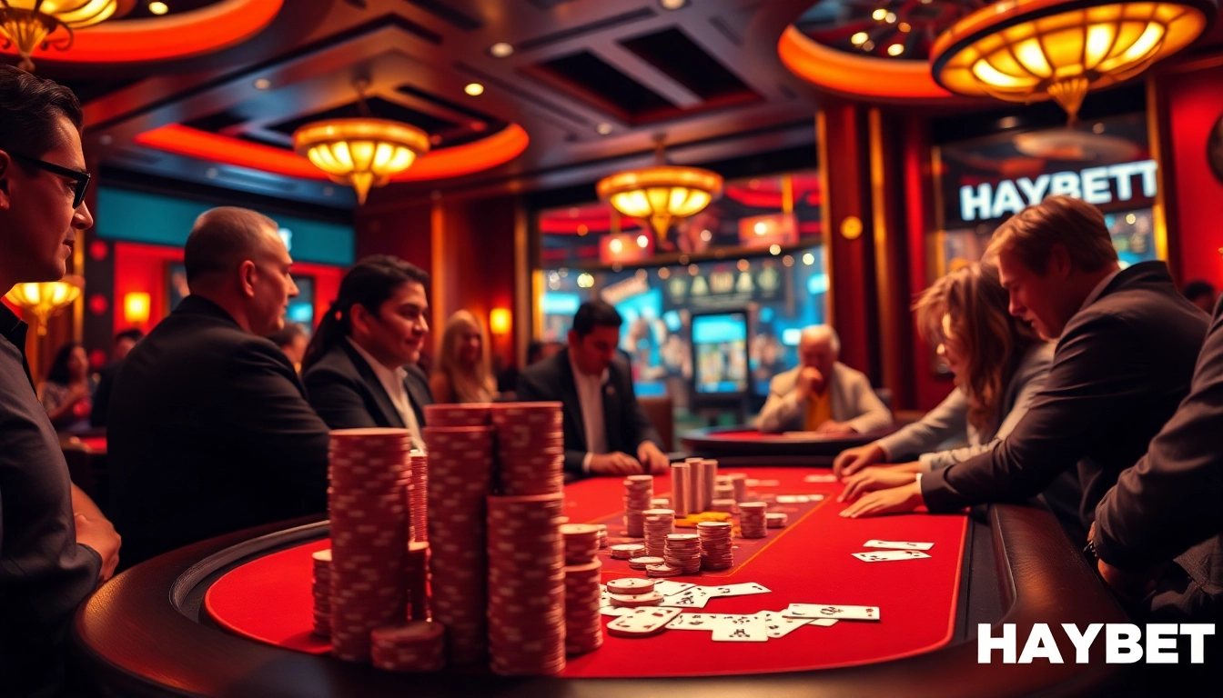 HAYBET offers thrilling gaming experiences in a luxurious casino setting with high-stakes poker.