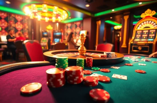 Rasakan kegembiraan taruhan tinggi dengan Datukwin di meja poker yang mendebarkan dalam kasino mewah.