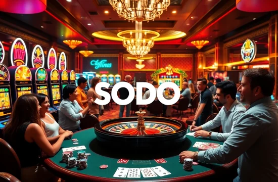 Experience high-stakes excitement at SODO Casino with players betting on thrilling games.