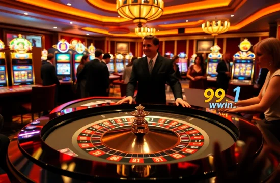 Experience the thrill of luxury gaming at https://99win1.us.com/ with exciting roulette tables and poker chips.