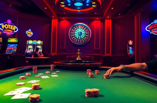 Experience the excitement of poker at ww88 casino with chips and cards captured in vivid detail.