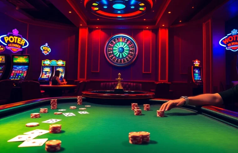 Experience the excitement of poker at ww88 casino with chips and cards captured in vivid detail.