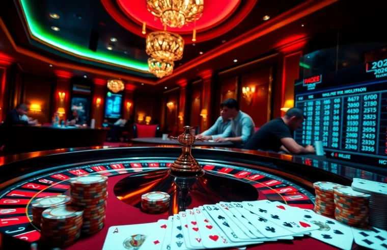 Engaging roulette players in a vibrant casino environment highlighted by hidden wiki 2026 betting strategies.