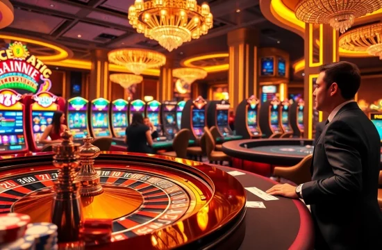 Gamblers enjoying their experience at https://bem88.com with poker chips and roulette.