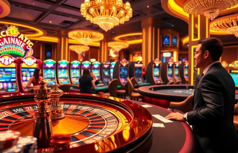 Gamblers enjoying their experience at https://bem88.com with poker chips and roulette.