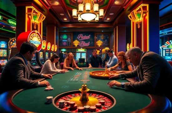 Experience the excitement of platform leci123 with vibrant casino games including slots and roulette.