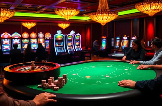 Experience the thrill of winning at the poker table with https://nk88s.com/, surrounded by dazzling casino excitement.
