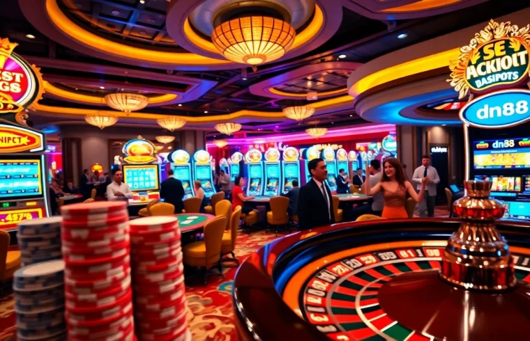 Experience the thrill of dn88 with vibrant casino tables and high-stakes games.