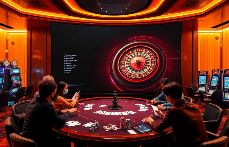 VM88 online casino engaging players with strategic poker deals and dynamic betting action