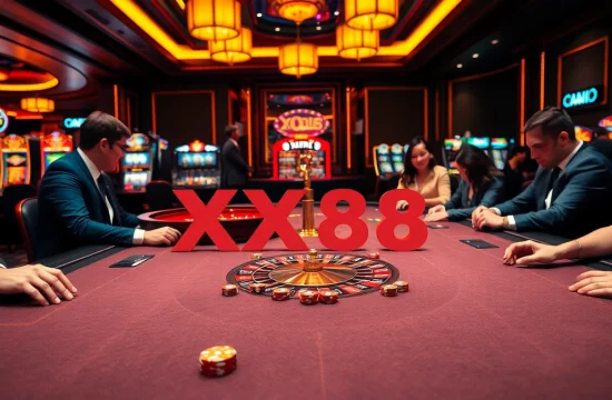 Experience thrilling table games with XX88 at a luxurious casino.