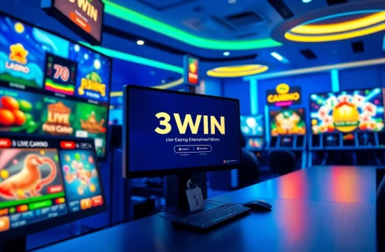 Explore the exciting gaming world of 3WIN with vibrant graphics and a user-friendly interface.