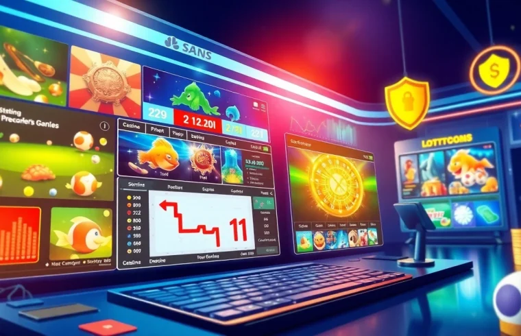 UU88 online gaming platform showcasing diverse games and secure features in a vibrant setting.